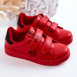 Deportivas Infantiles Con Velcro Big Star DD374030 Rojo-Negro 2 Deportivas Infantiles Con Velcro Big Star DD374030 Rojo-Negro 2