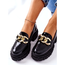 Mocasines Mujer Mocasines Piel Negro Laura Messi 2339 5