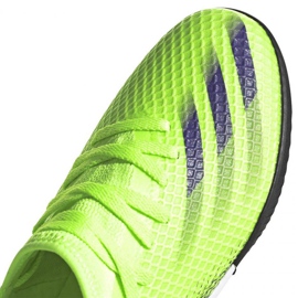 Botas de fútbol adidas X Ghosted.3 Tf Jr EG8216 multicolor verde 3