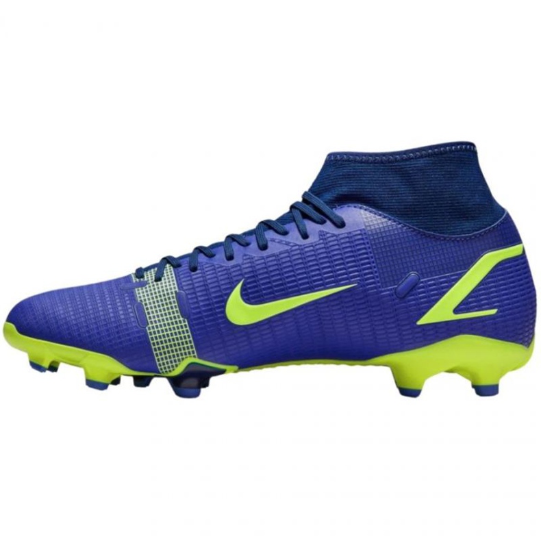 Zapatos de fútbol Nike Mercurial Superfly 8 Academy FG / MG M CV0843 574 azul azul 1