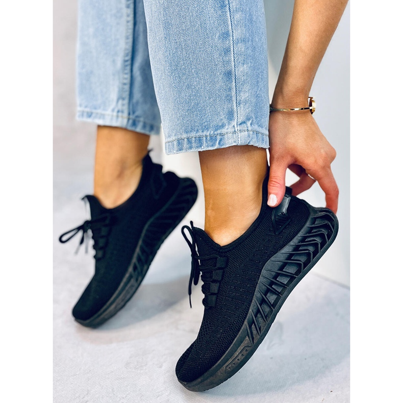 Deportiva calcetín Kenza Negro 1 Deportiva calcetín Kenza Negro 1