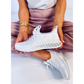 Deportiva calcetín Kira White blanco 5