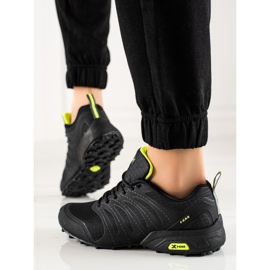 TRENDI Zapatos de trekking cómodos negro 3