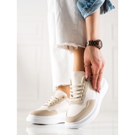 BUONAROTTI Zapatillas deportivas de moda beige 1 BUONAROTTI Zapatillas deportivas de moda beige 1