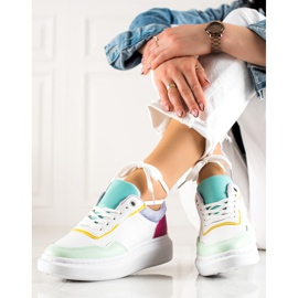 BUONAROTTI Zapatillas deportivas de moda blanco multicolor 2