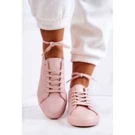 Sneakers Mujer Piel Big Star JJ274071 Rosa Claro 2
