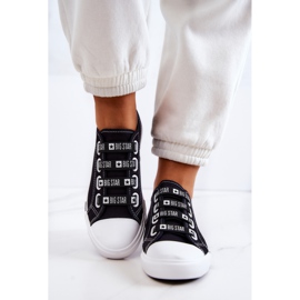 Sneakers Mujer Con Puños Big Star HH274098 Negro 4