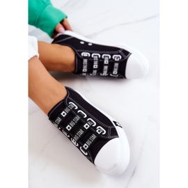 Sneakers Mujer Con Puños Big Star HH274098 Negro 8