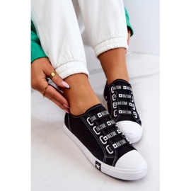 Sneakers Mujer Con Puños Big Star HH274098 Negro 9