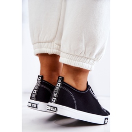 Sneakers Mujer Con Puños Big Star HH274098 Negro 5