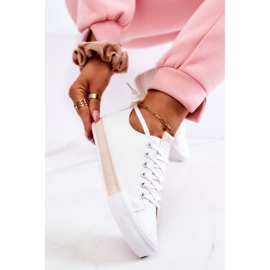 PS1 Deportivas Mujer Piel Blanco-Beige Mikayla 5
