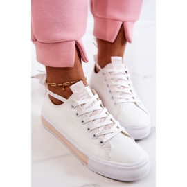 PS1 Deportivas Mujer Piel Blanco-Beige Mikayla 4
