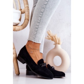 Vinceza Mocasines Yasmin Ante Negro 1