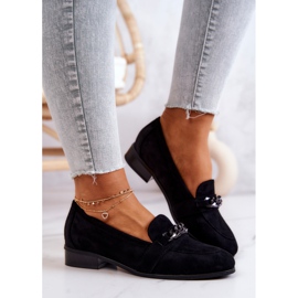 Vinceza Mocasines Yasmin Ante Negro 4