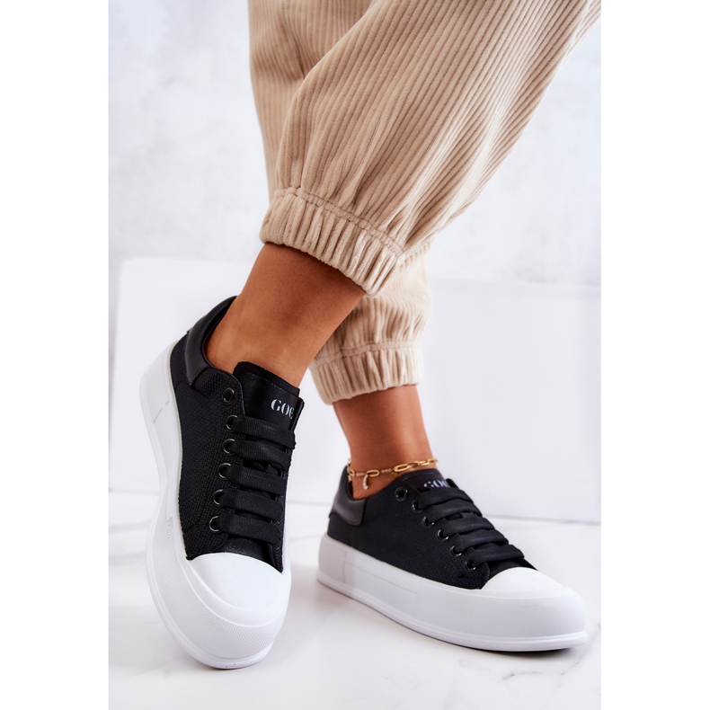Zapatillas Mujer GOE JJ2N4073 Negro blanco 2
