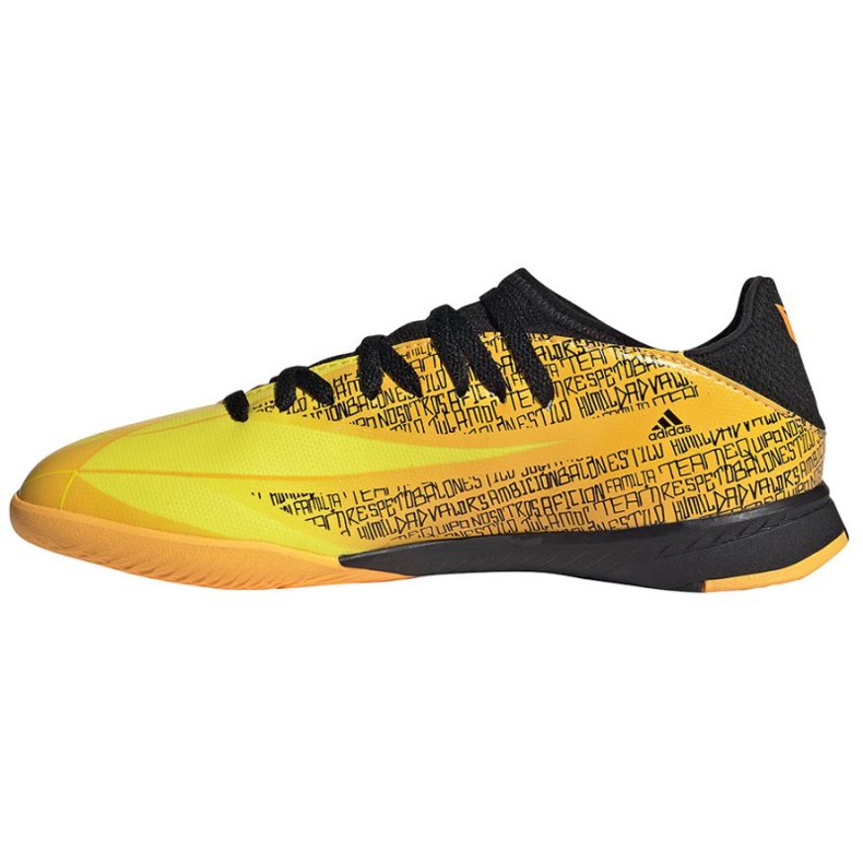 Adidas X Speedflow Messi.3 En J Jr GW7422 zapatos amarillo dorado 1 Adidas X Speedflow Messi.3 En J Jr GW7422 zapatos amarillo dorado 1