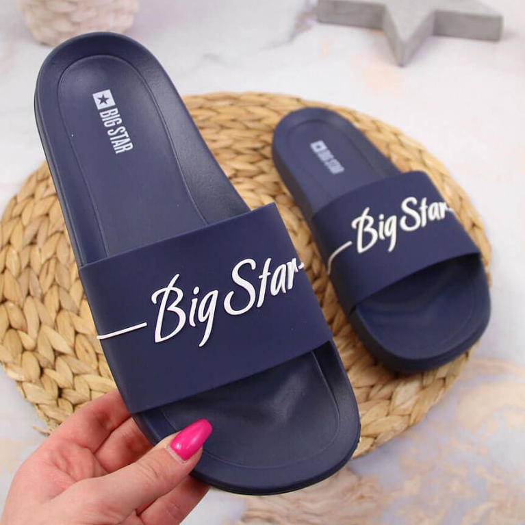 Chanclas de playa Big Star W JJ274A299 azul marino 1