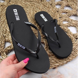 Chanclas de playa negras Big Star W JJ274A379 negro 1