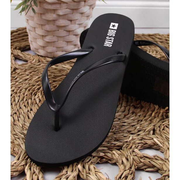 Chanclas de playa negras Big Star W JJ274A379 negro 2
