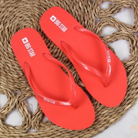 Chanclas de playa Red Big Star W JJ274A384 rojo 3
