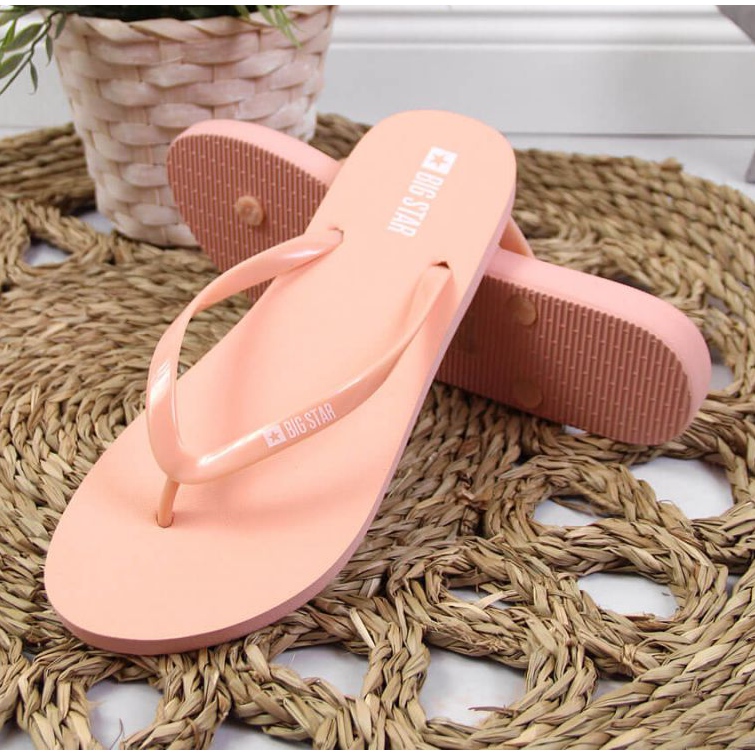 Chanclas de playa Big Star W JJ274A386 nude rosado 2