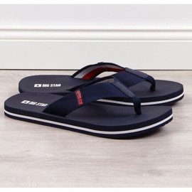 Chanclas piscina Big Star M JJ174518 azul marino 3