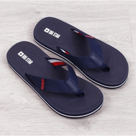 Chanclas piscina Big Star M JJ174518 azul marino 4