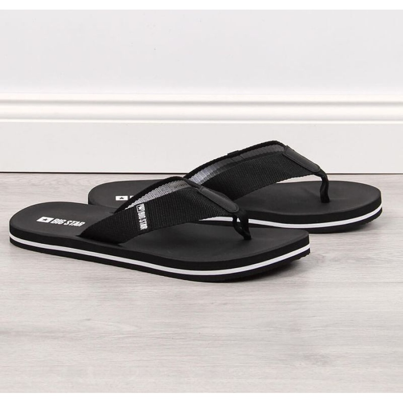 Chanclas piscina Big Star M JJ174519 negro 2