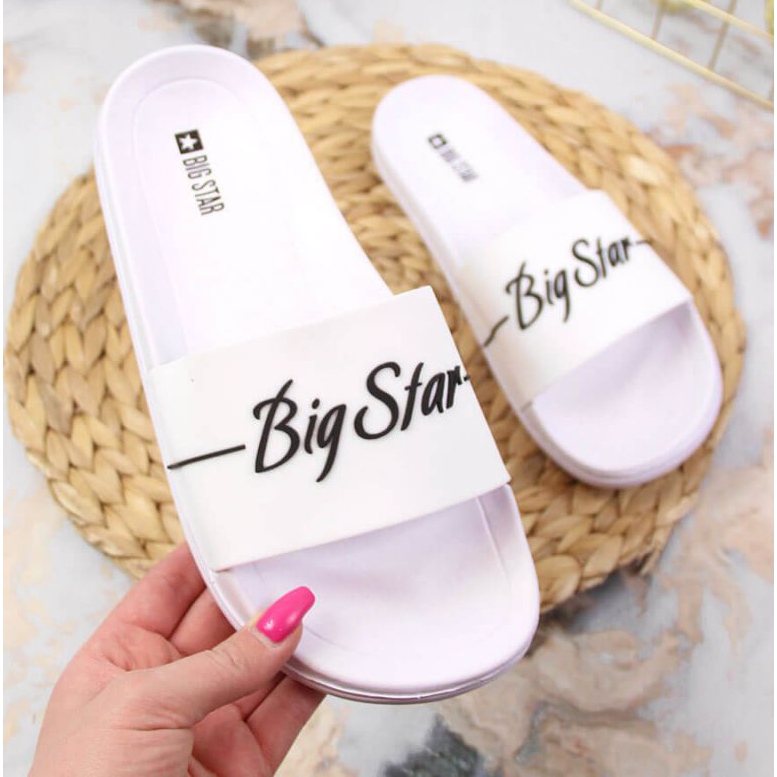 Chanclas de piscina Big Star W JJ274A301 blanco 1