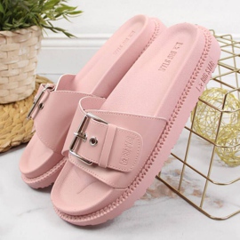 Big Star JJ274A308 chanclas con plataforma, rosa rosado 2