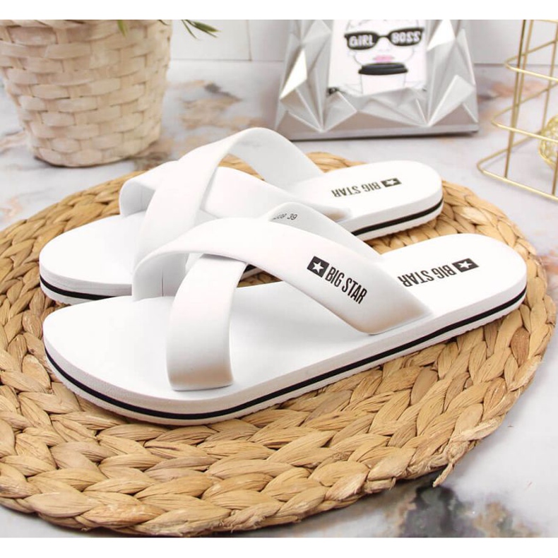 Chanclas de piscina Big Star W JJ274A339 blanco 2