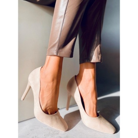Zapatos de tacón de mujer Editta Beige 5