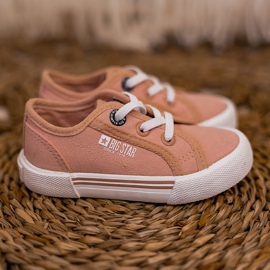 Zapatillas Slip Big Star JJ374166 Rosa claro rosado rosado 9