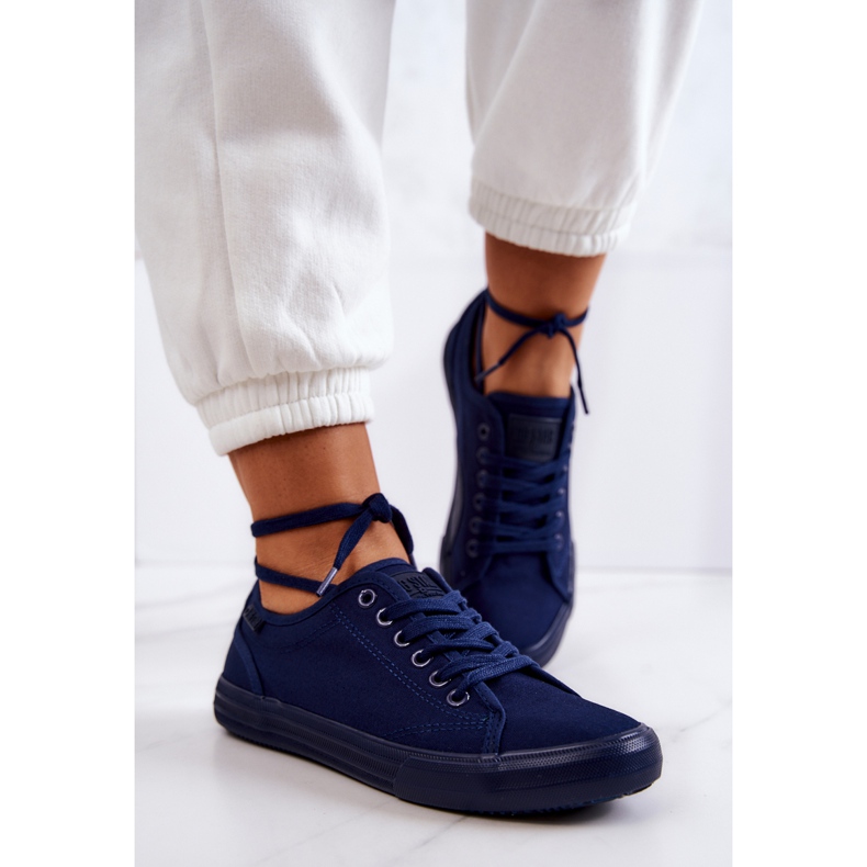 Sneakers Mujer Low Big Star JJ274067 Azul Marino 2