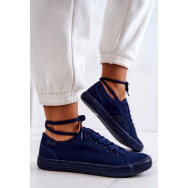 Sneakers Mujer Low Big Star JJ274067 Azul Marino 3