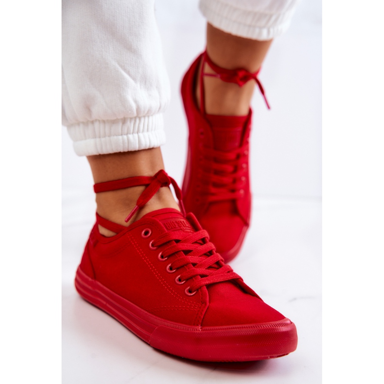 Sneakers Mujer Low Big Star JJ274068 Rojo 2