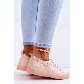 Deportivas caladas Big Star JJ274059 Rosa claro rosado 7