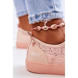 Deportivas caladas Big Star JJ274059 Rosa claro rosado 6