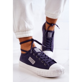 Zapatillas Clásicas Mujer Big Star JJ274494 Azul Marino 3