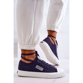 Zapatillas Clásicas Mujer Big Star JJ274494 Azul Marino 4