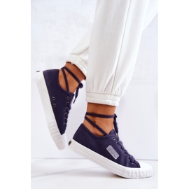 Zapatillas Clásicas Mujer Big Star JJ274494 Azul Marino 8