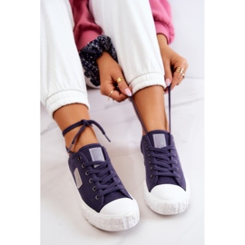Zapatillas Clásicas Mujer Big Star JJ274494 Azul Marino 1