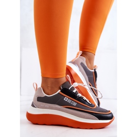 Zapatillas Sport Sneakers Big Star JJ274996 Gris-Naranja 5