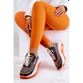 Zapatillas Sport Sneakers Big Star JJ274996 Gris-Naranja 7