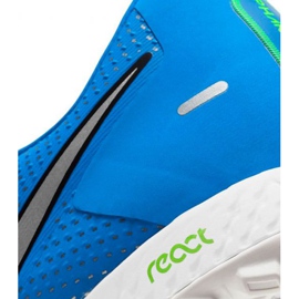 Calzado de fútbol Nike React Phantom Gt Pro Tf M CK8468 400 azul azul 7