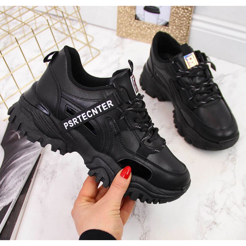 Zapatillas de suela gruesa Novedades W EVE258A negro 1