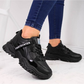 Zapatillas de suela gruesa Novedades W EVE258A negro 2