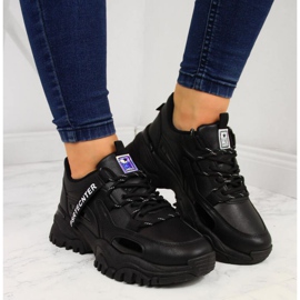 Zapatillas de suela gruesa Novedades W EVE258A negro 3