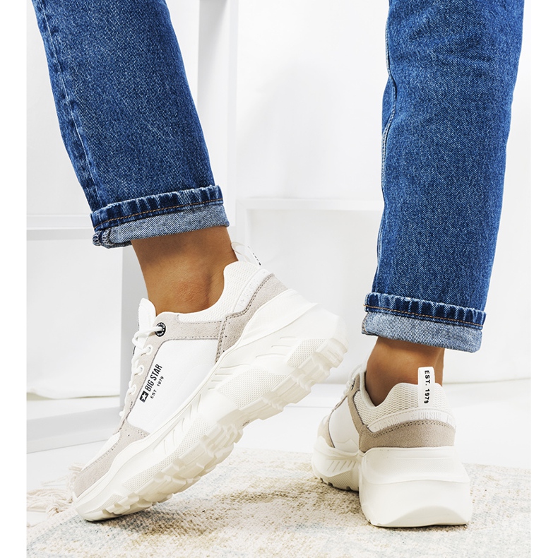 Deportivas blancas Big Star JJ274288 blanco gris 2