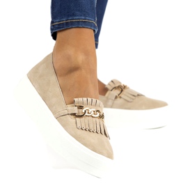 Zapatos de mujer en piel Lordsy Filippo DP3532/22 Beige 1 Zapatos de mujer en piel Lordsy Filippo DP3532/22 Beige 1